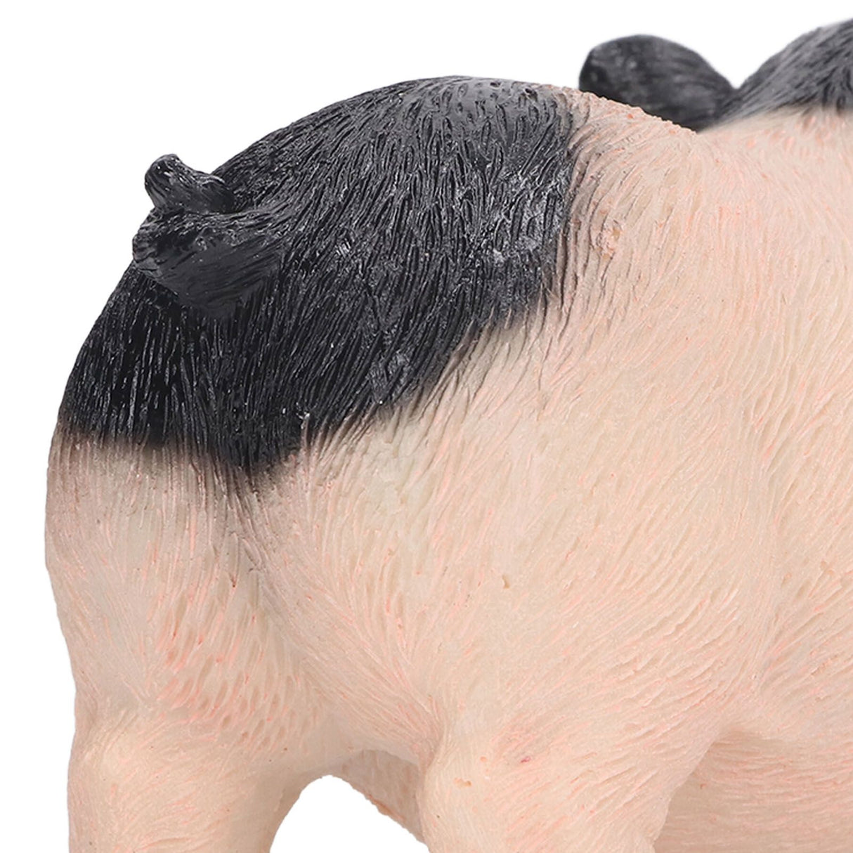 Cute Pig Garden Statue Resin Animals Figurine Outdoor Sculpture Resin Lawn Ornament Mini Pink Black