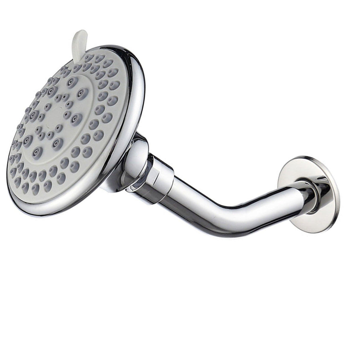 4 Inch Shower Head Plastic Round Wall Mounted Rain Showerhead for Bathroom Shower Accessories