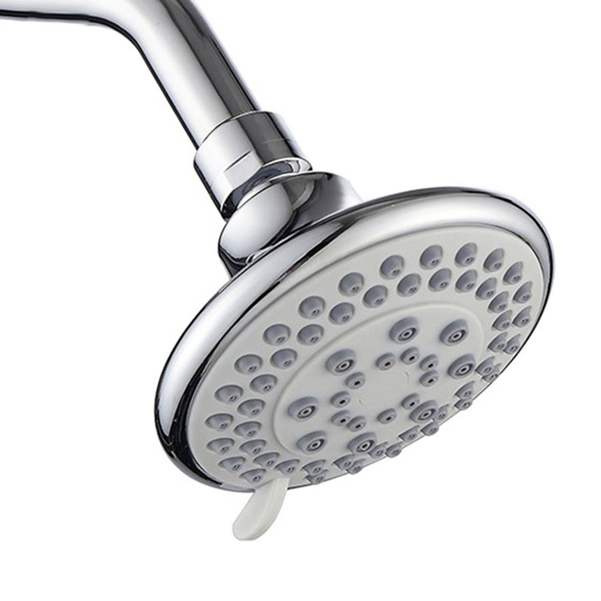 4 Inch Shower Head Plastic Round Wall Mounted Rain Showerhead for Bathroom Shower Accessories