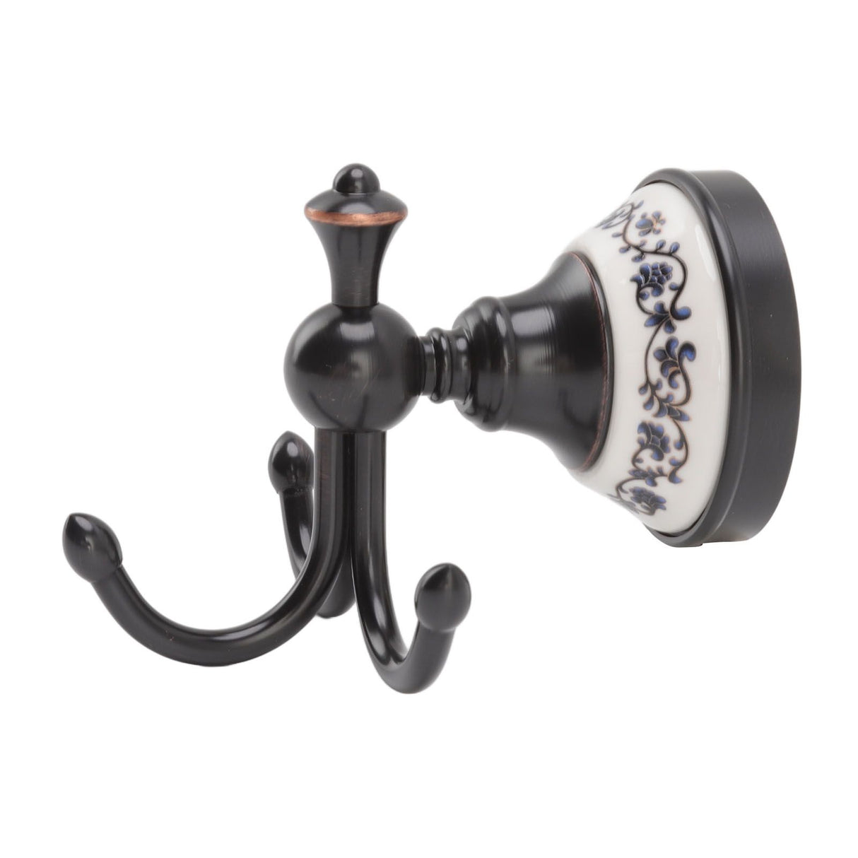 Wall Mounted Coat Hook 3 Prong Retro Look Corrosion Resistance Hanging Towel Hook for Bathroom Bedroom
