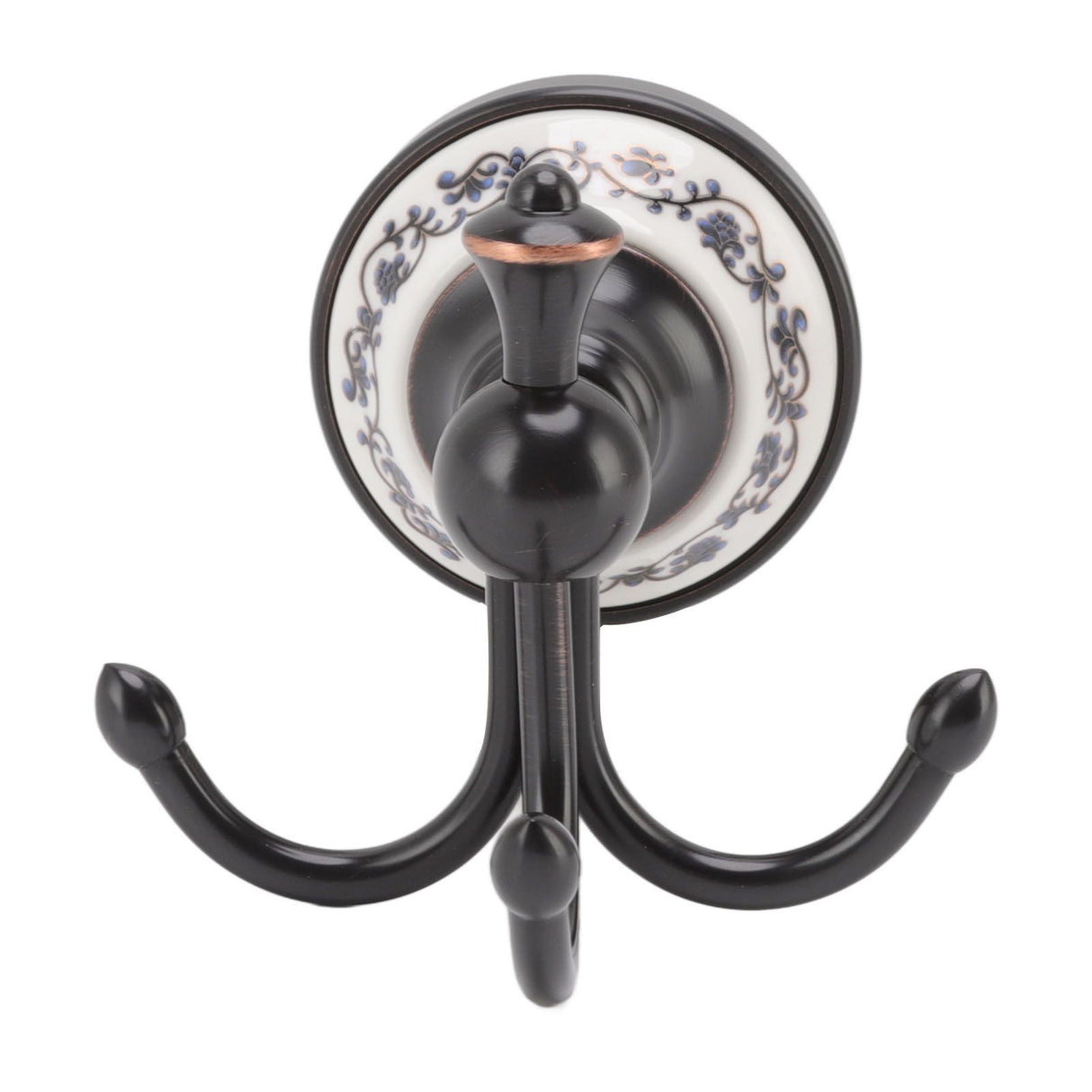 Wall Mounted Coat Hook 3 Prong Retro Look Corrosion Resistance Hanging Towel Hook for Bathroom Bedroom