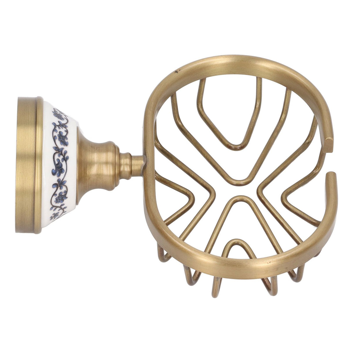 Soap Dish Holder Basket Hollow Design Waterproof Rustproof Wall Mounted Antique Bathroom Soap Basket Soap Dish Holder