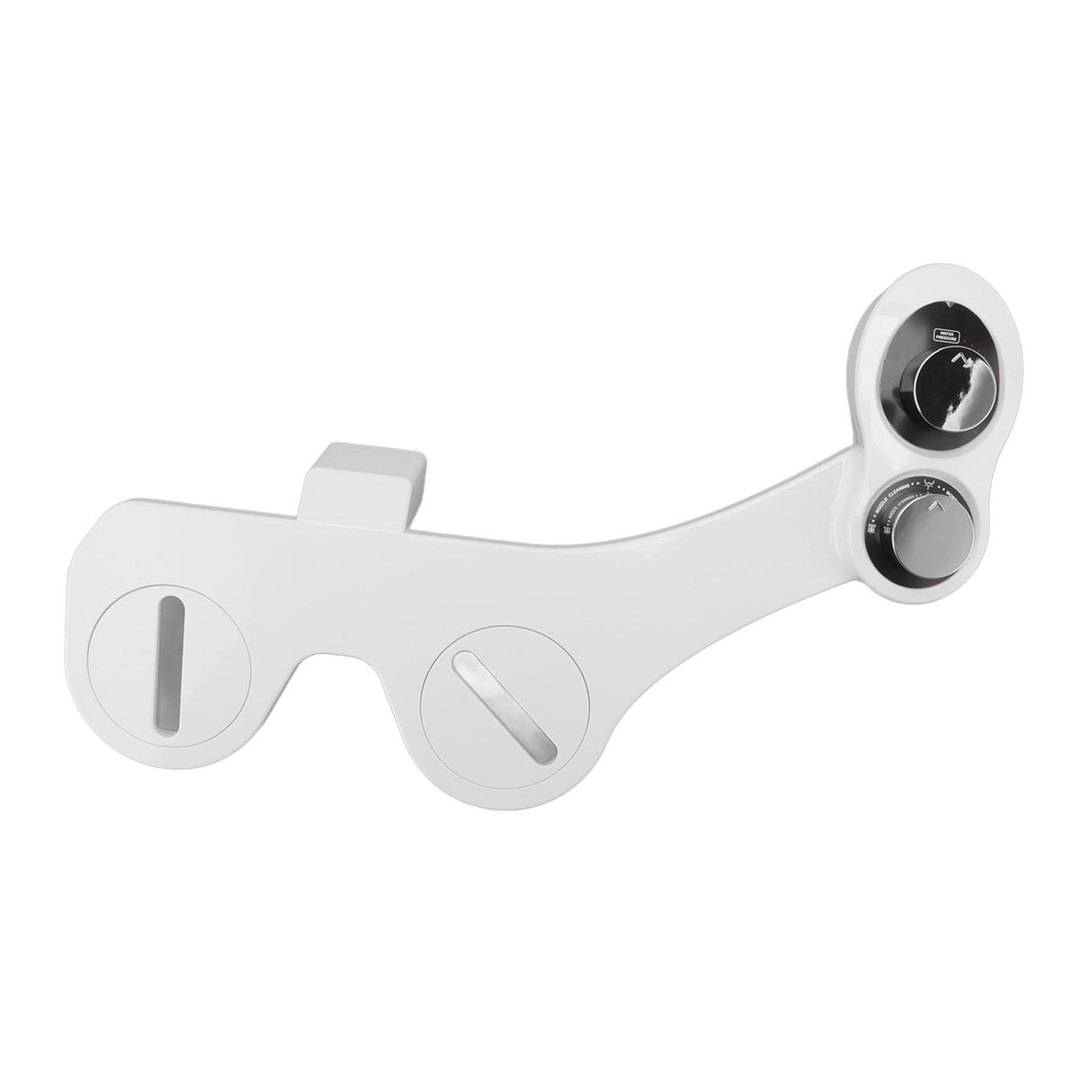 Toilet Bidet Attachment Sprayer Front Back Cleansing Cold Water with 2 Retractable Nozzles