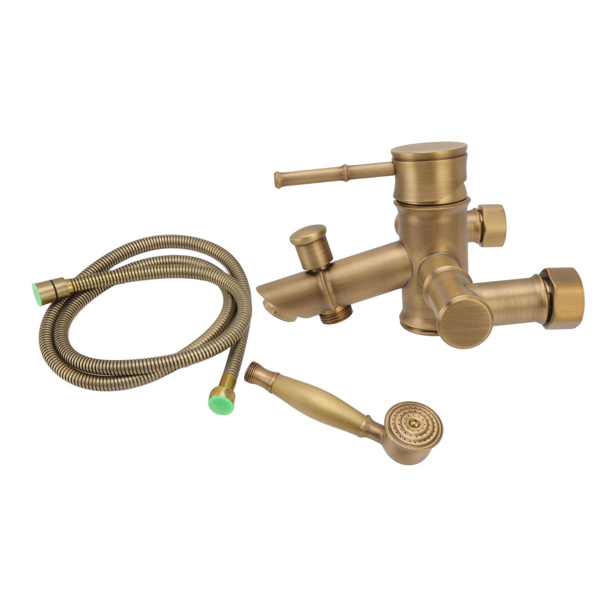 Brass Bathroom Shower European Antique Simple Wall Mount Handheld Shower Set with Accessories for Bathroom