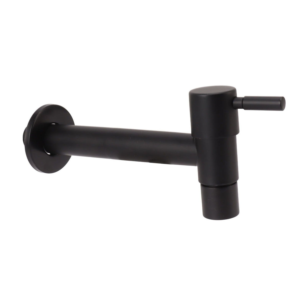 G1/2 Wall Mounted Cold Water Tap 304 Stainless Steel Single Handle Cold Faucet Bathroom Garden Faucet Tap Black for Mop Pool