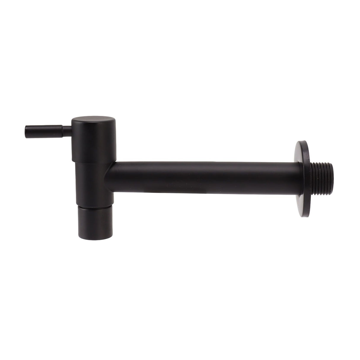 G1/2 Wall Mounted Cold Water Tap 304 Stainless Steel Single Handle Cold Faucet Bathroom Garden Faucet Tap Black for Mop Pool