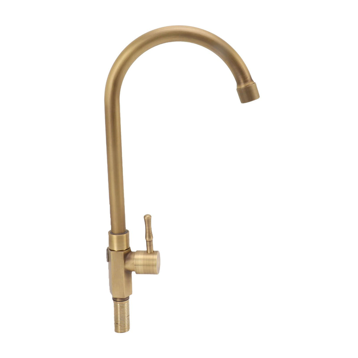 Antique Brass Bathroom Sink Faucet Single Handle Vanity Tap Splash Proof Bathroom Faucet for Home Commercial Use