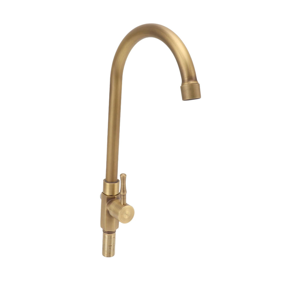 Antique Brass Bathroom Sink Faucet Single Handle Vanity Tap Splash Proof Bathroom Faucet for Home Commercial Use