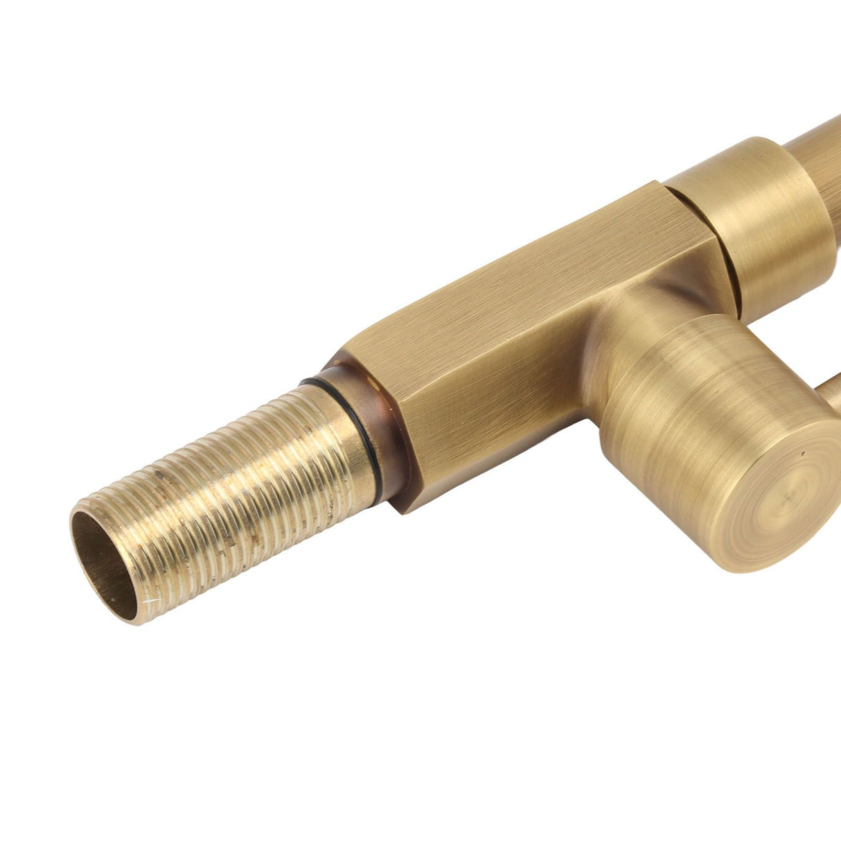 Antique Brass Bathroom Sink Faucet Single Handle Vanity Tap Splash Proof Bathroom Faucet for Home Commercial Use