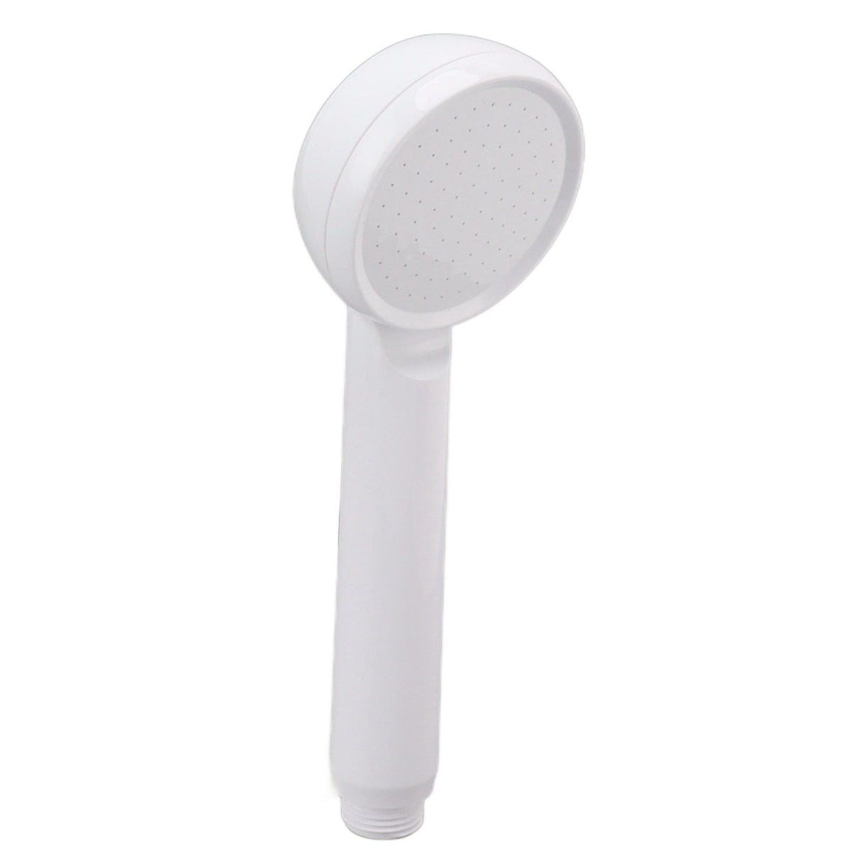 Rain Shower Head Simple Thicken Baking Process Handheld Shower Head with Ergonomic Handle for Bathroom White