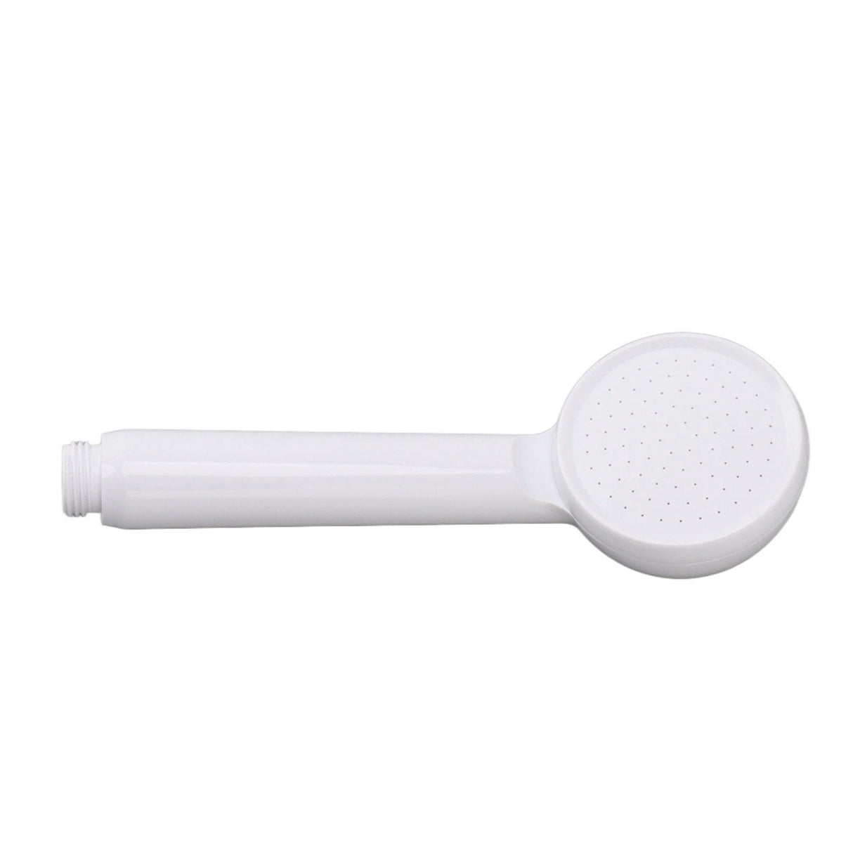 Rain Shower Head Simple Thicken Baking Process Handheld Shower Head with Ergonomic Handle for Bathroom White