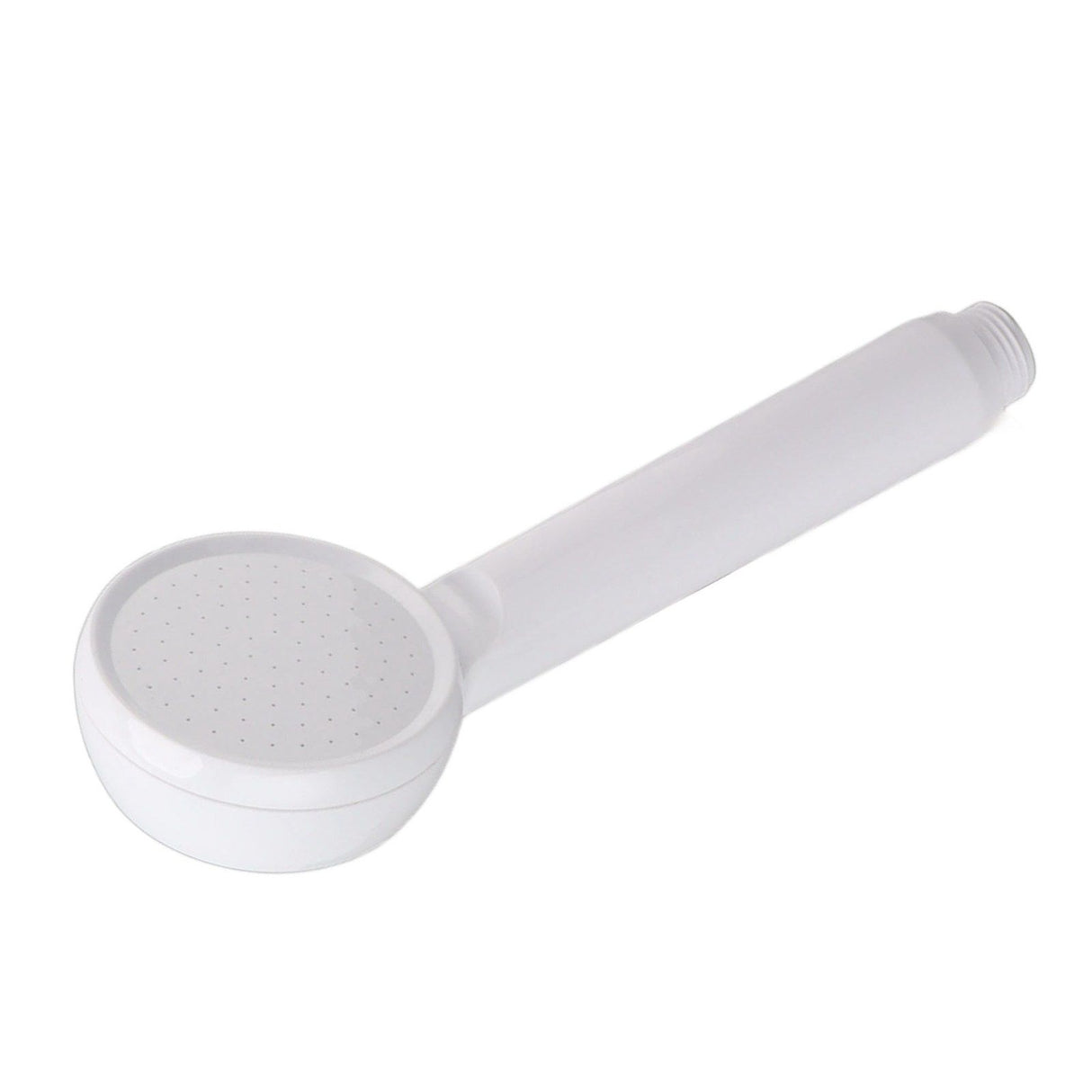 Rain Shower Head Simple Thicken Baking Process Handheld Shower Head with Ergonomic Handle for Bathroom White