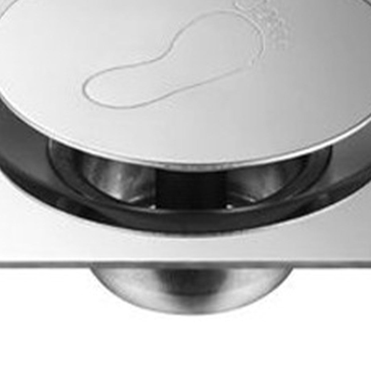 Shower Drain Quadrate High Glossy Thickened Prevents Odor Clogging Resistance Stainless Steel Floor Drain