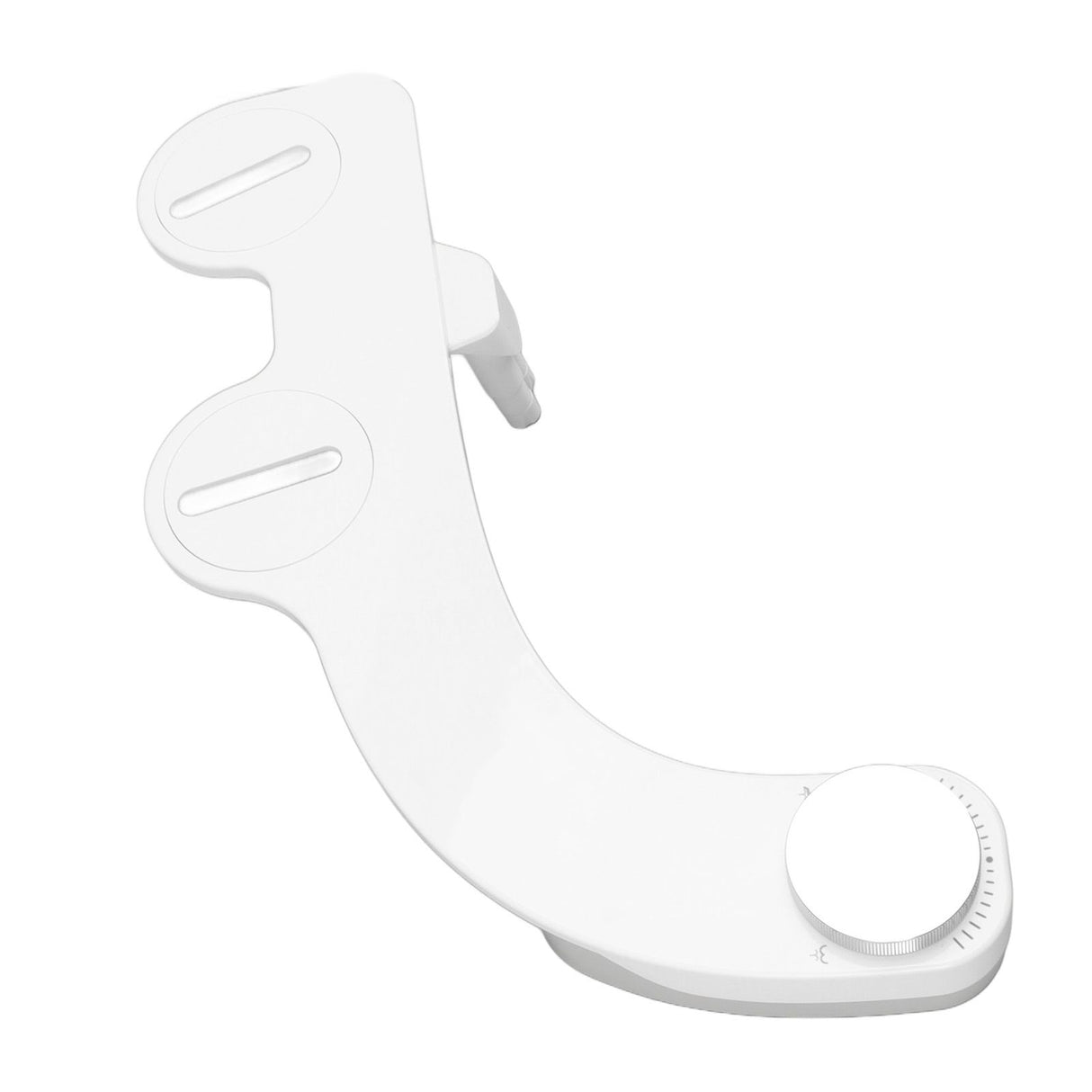 Bidet Attachment with Dual Nozzles Non Electric 7/8 Copper Tee Self Cleaning Water Bidet for Frontal and Rear Wash