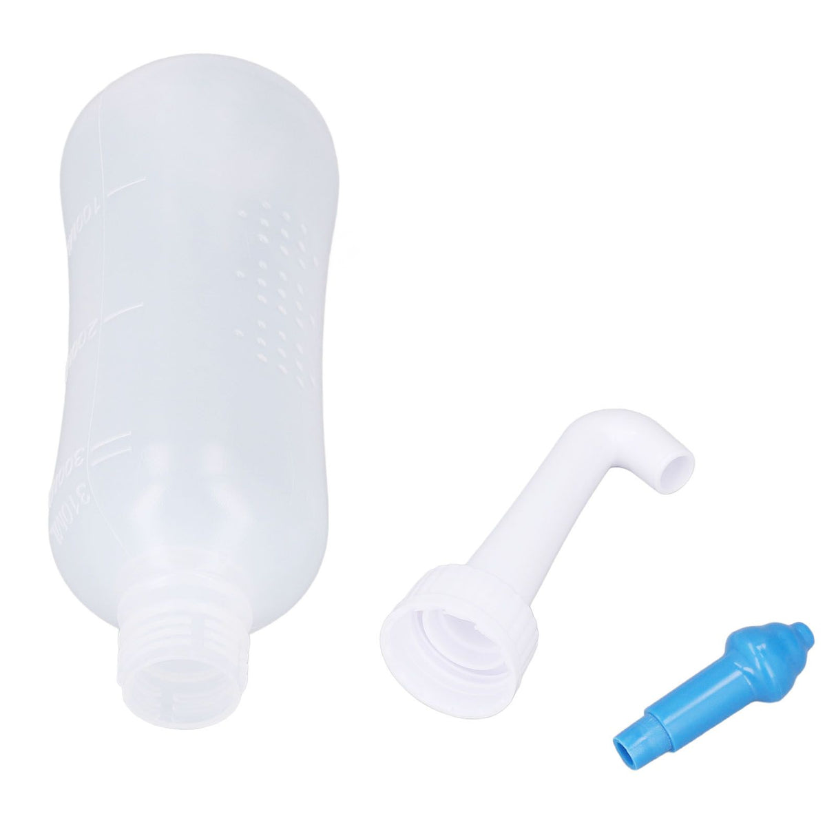 Nose Wash Cleaner 300ml Nasal Nose Wash Bottle for Household Adults Children Cleaning Blue Nose with Five Holes