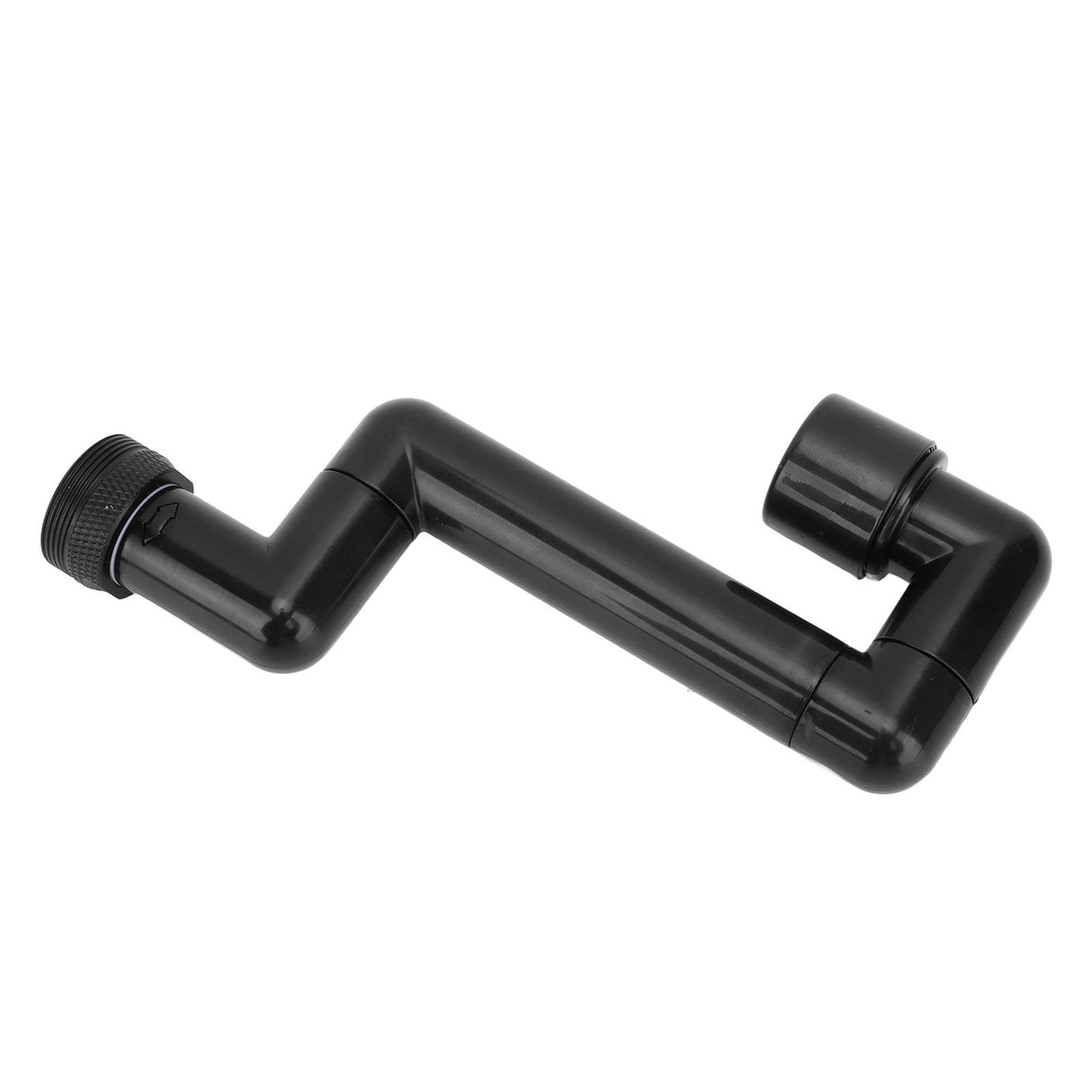 Rotating Telescopic Faucet Mechanical Swivel Arm Faucet for Kitchen Bathroom Sink Washbasin Black