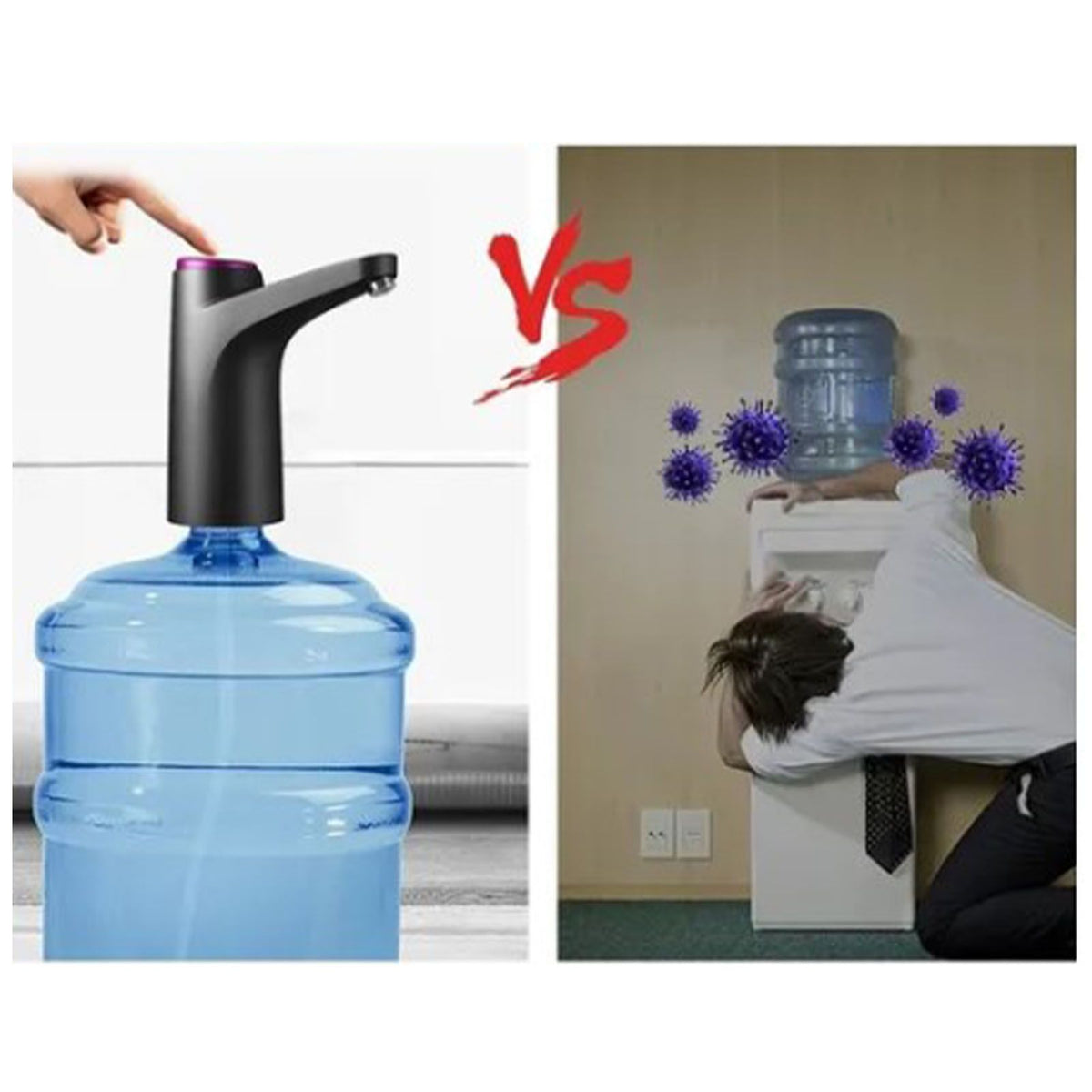 Electric Water Dispenser USB Powered Button Design Smart Automatic Water Bottle Pump