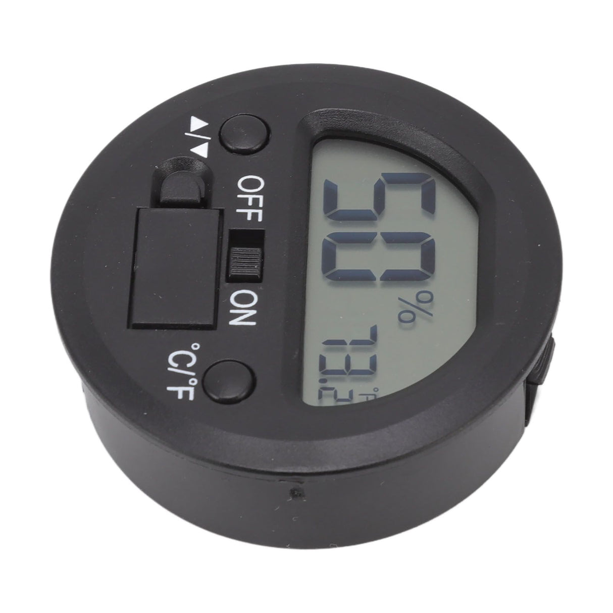 Temperature Humidity Meter Portable Round Embedded Electronic Digital Display Temperature Humidity Gauge