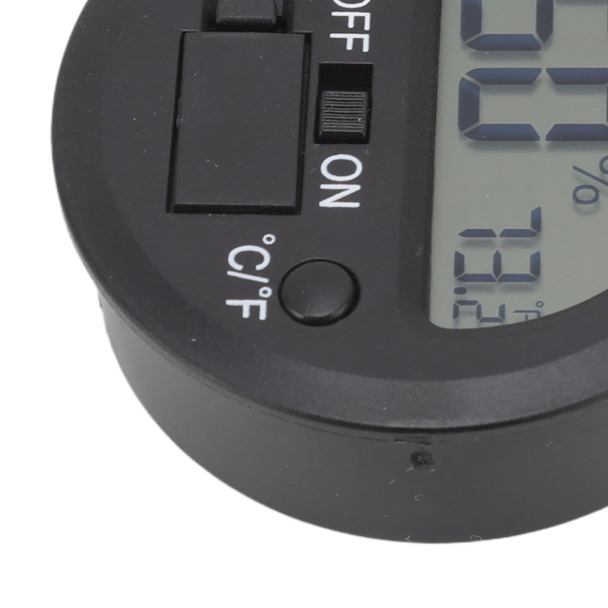 Temperature Humidity Meter Portable Round Embedded Electronic Digital Display Temperature Humidity Gauge