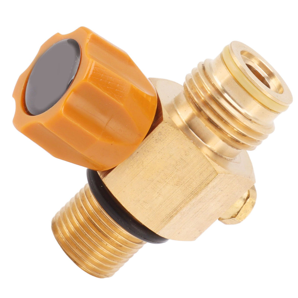 G1/2 14 CO2 Cylinder Refill Adapter High Pressure M18x1.5 Refill CO2 Valve Adapter Thread Converter 5000psi Maximum Pressure Gold