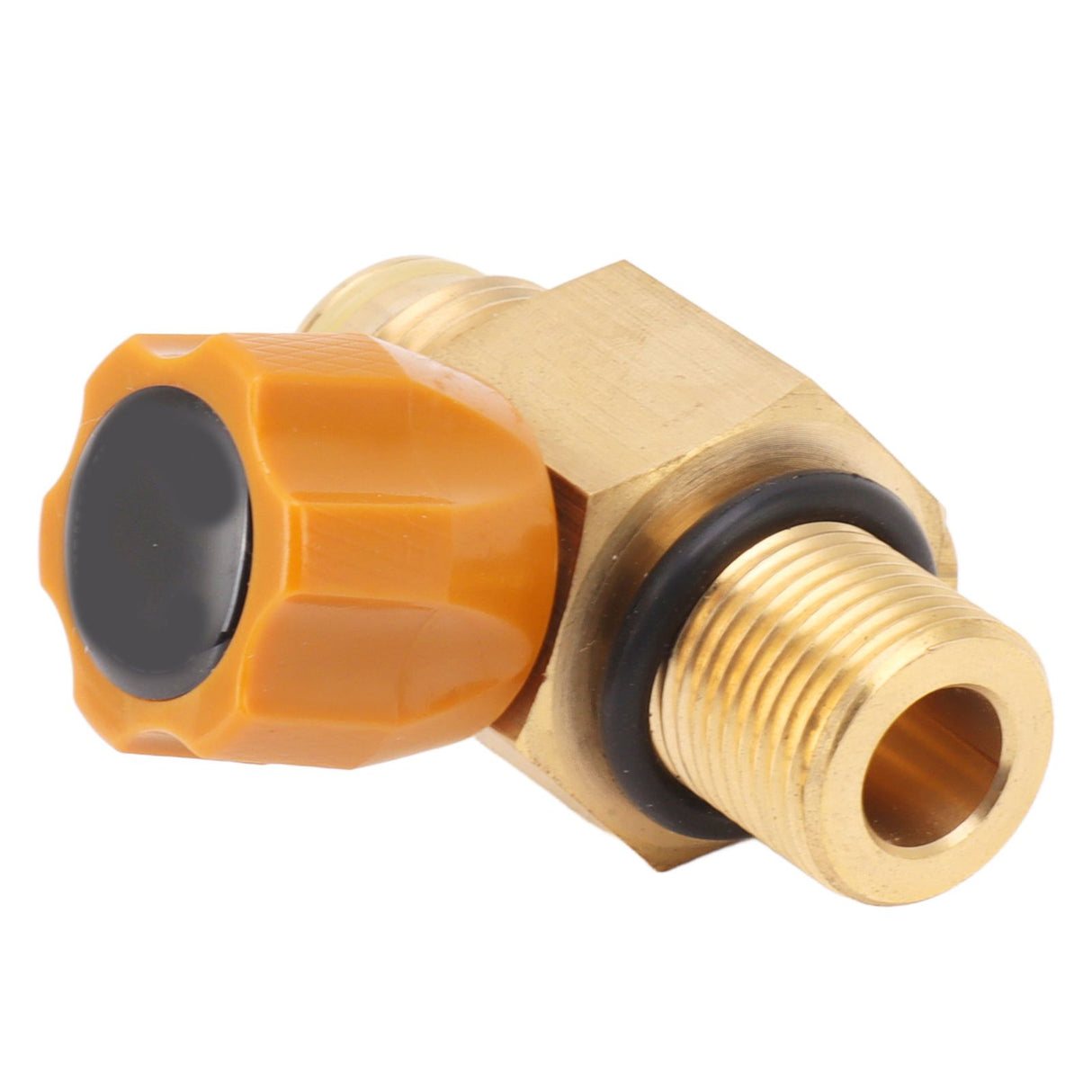 G1/2 14 CO2 Cylinder Refill Adapter High Pressure M18x1.5 Refill CO2 Valve Adapter Thread Converter 5000psi Maximum Pressure Gold