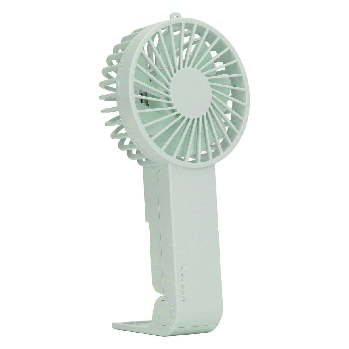 Mini Handheld Fan Foldable Portable Fan USB Rechargeable Fan For Home Office Travel Green