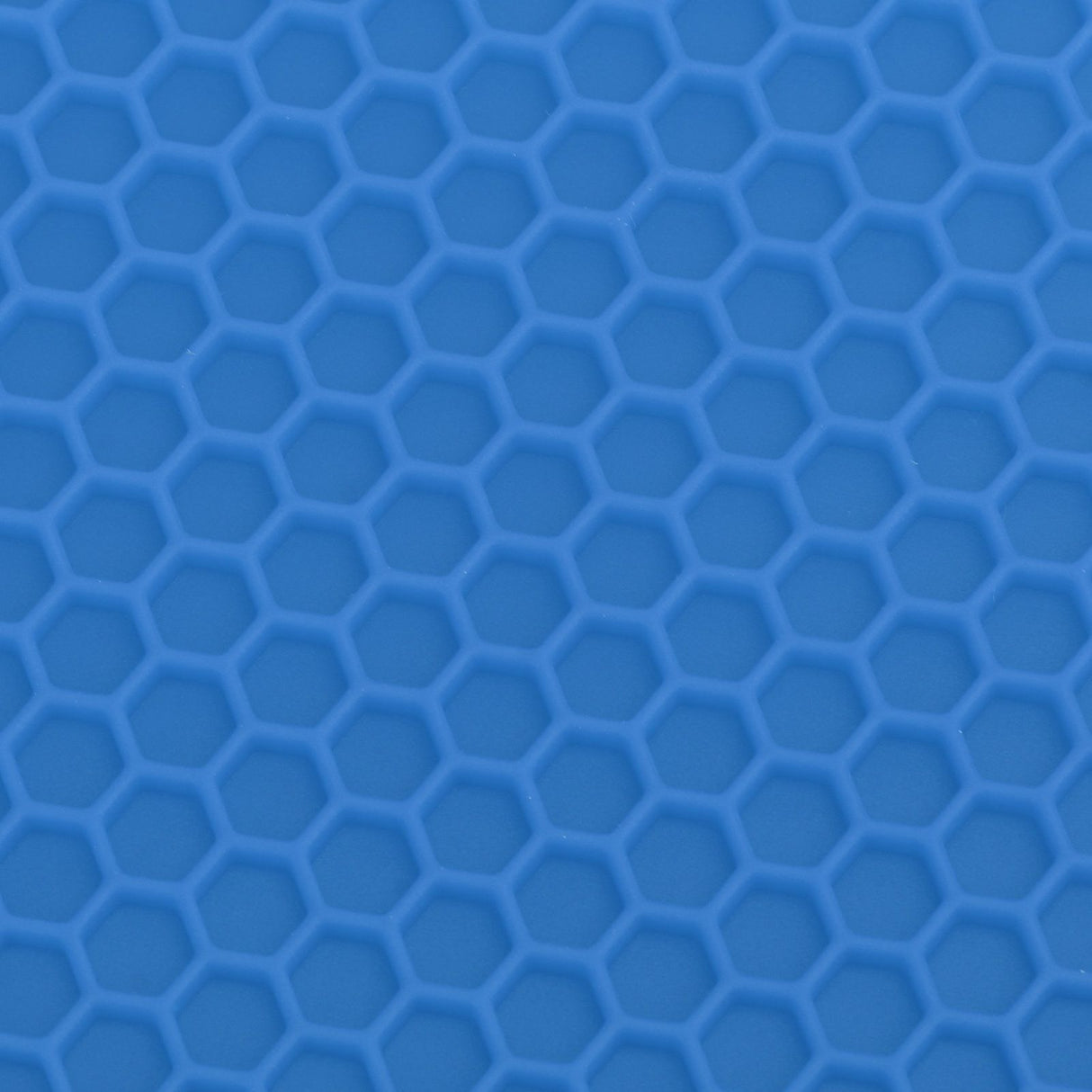 5Pcs Silicone Trivet Mat Square Round Honeycomb Hot Pad Non Slip Heat Resistant for Hot Plate Pans Kitchen Pots Blue