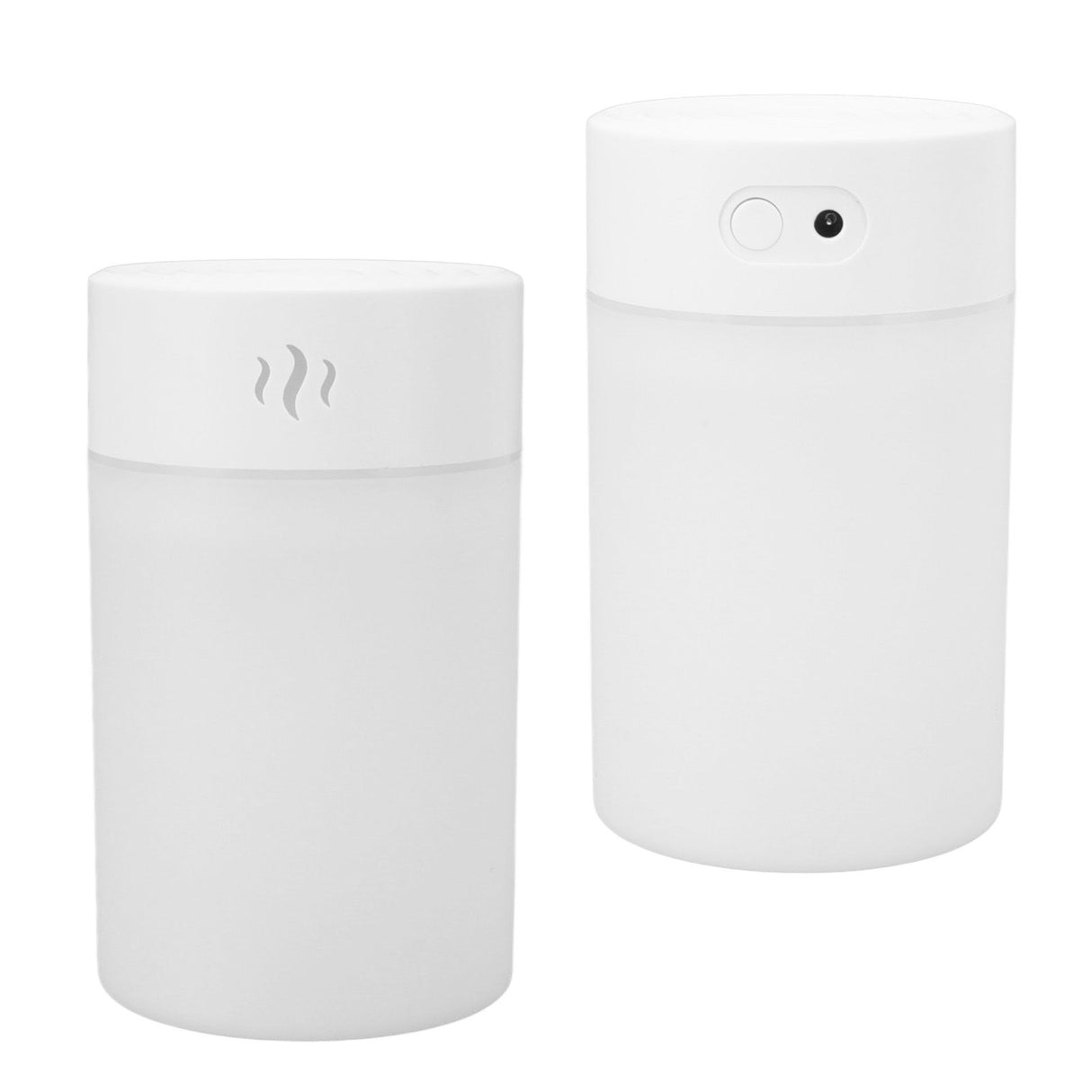 Mini Humidifier 260ml Colorful LED Light USB Charge Simple White Portable Desk Humidifier for Bedroom Office Car