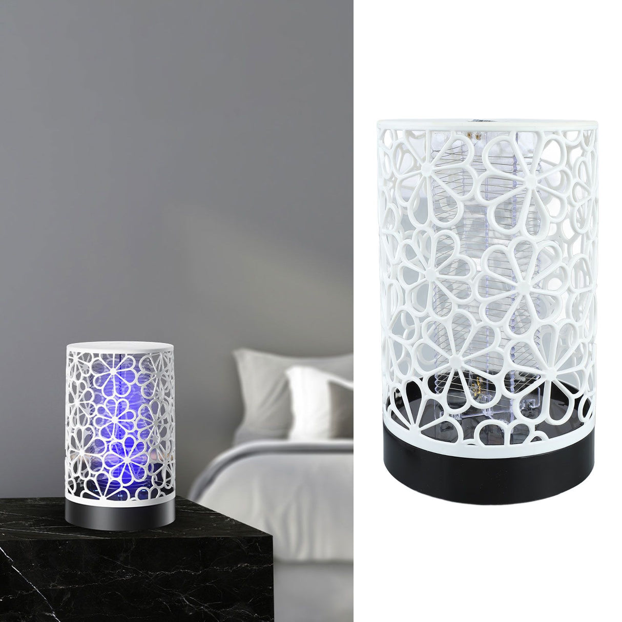 Bug Killing Lamp Purple Light USB 360 Degree Electric Shock Bug Trap Lamp for Home Camping