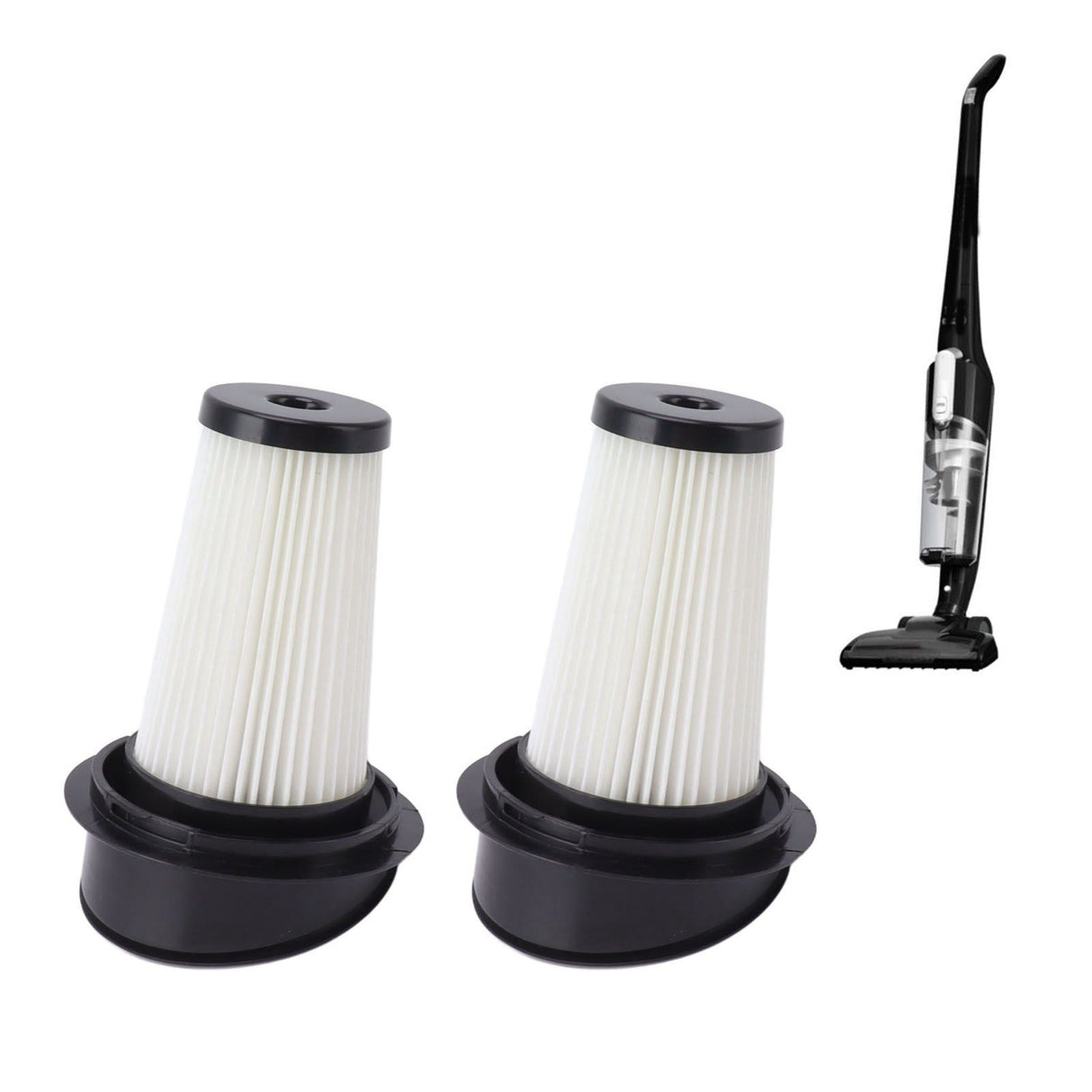 2PCS Dust Filter for ZR005201 2950 RH6543 RH6545WH ABS High Efficiency Reusable Washable Filter Replacement for Vacuum Cleaner