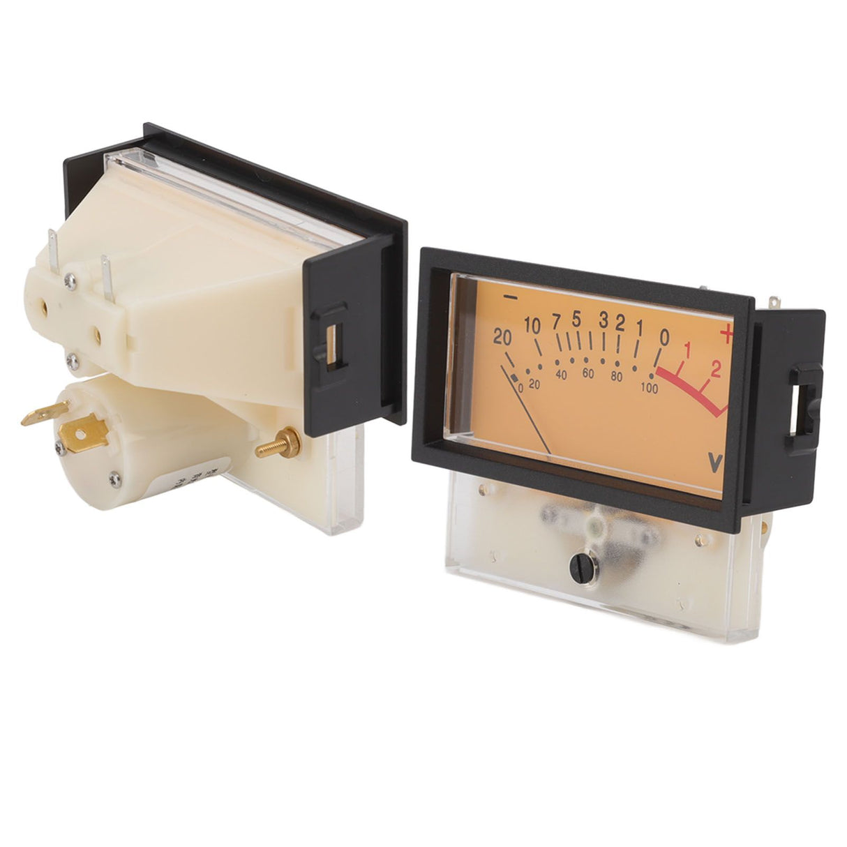 12V High Accuracy VU Meter Header DB Audio Level Header Power Amplifier Level Meter with Backlight 500UA 650Ω