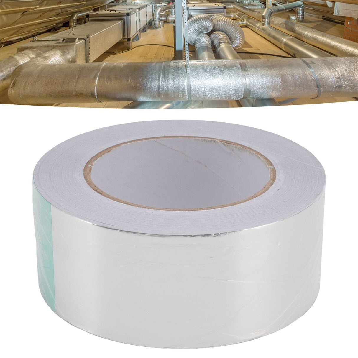 Aluminum Foil Tape Waterproof Heat Resistant Insulation Anti Aging for Industrial Use