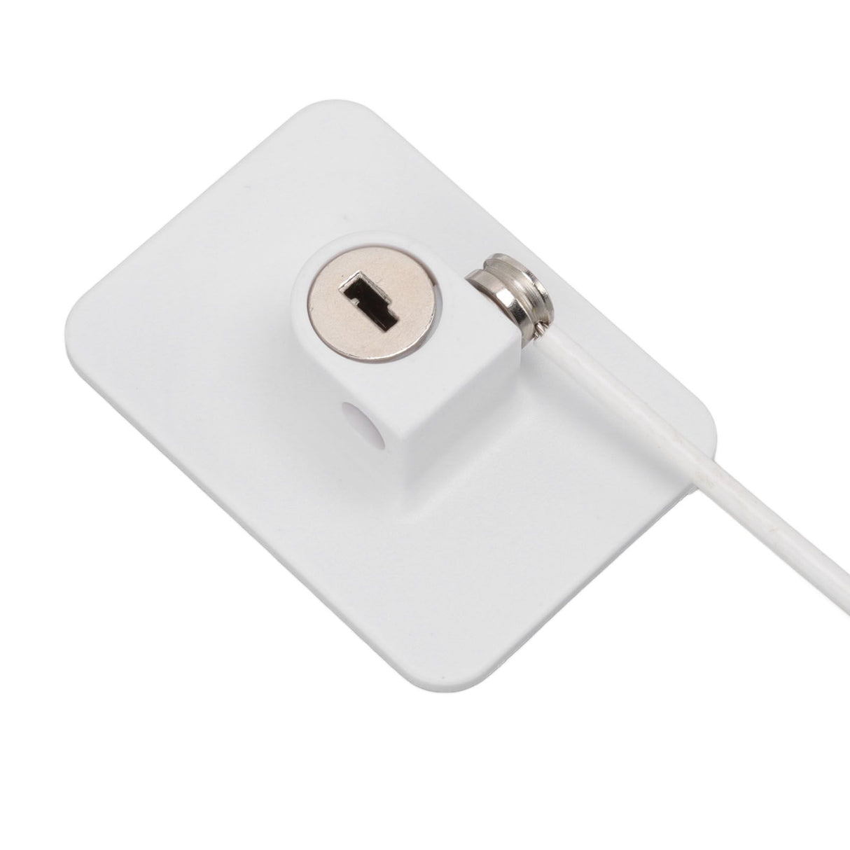 Refrigerator Lock White Childproof Freezer Lock Child Safety Cabinet Drawer Lock with 2 Keys