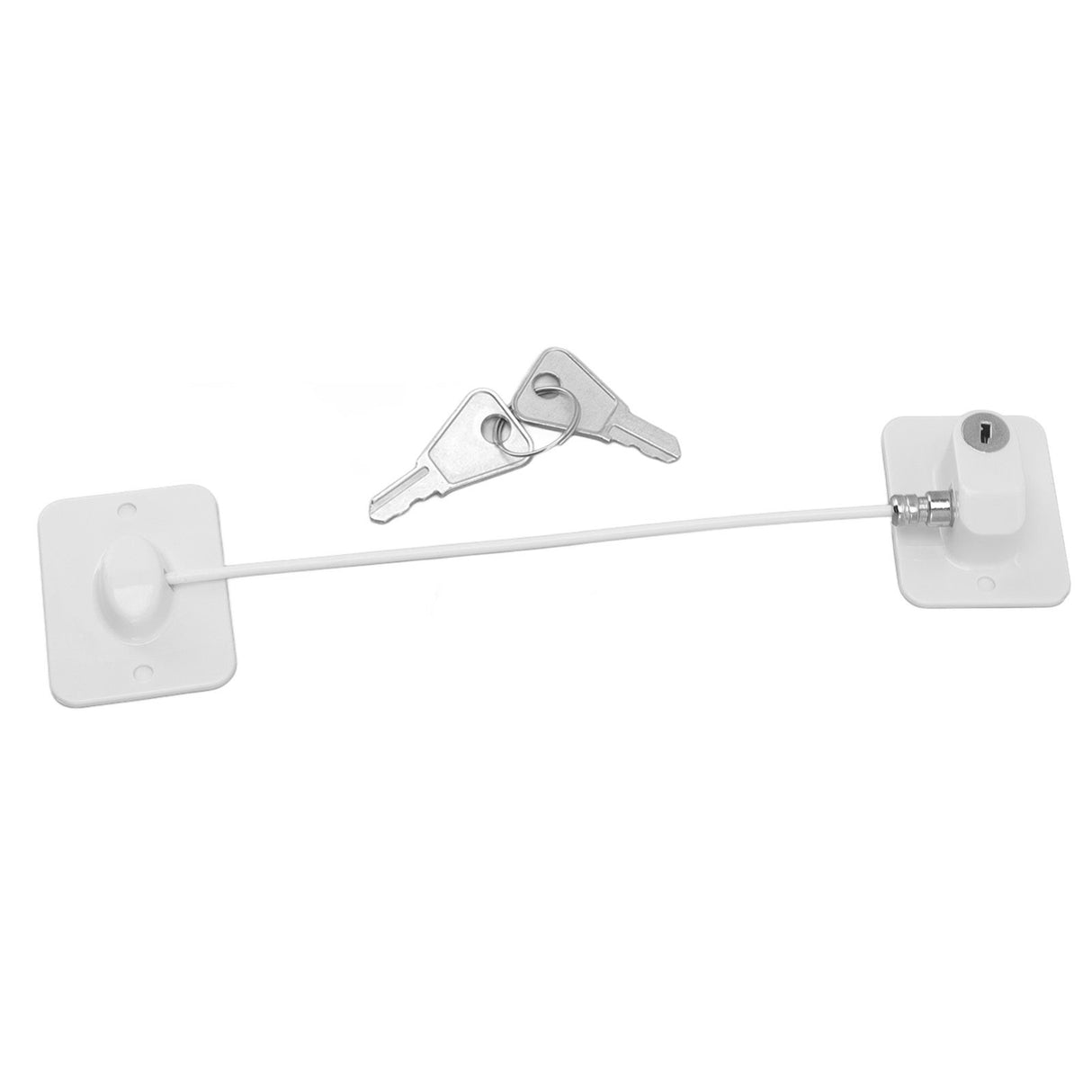 Cable Restrictor Lock Key Unlocking Window Lock Cable Restrictor Child Safety Lock for Refrigerators Doors Drawers
