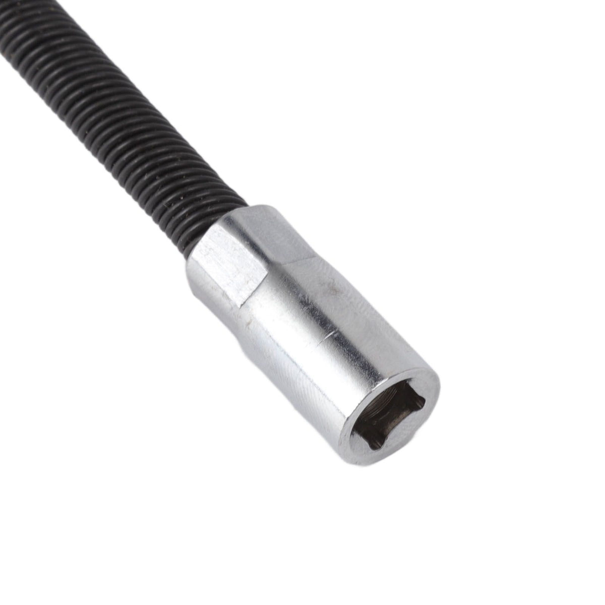 Wrench Extension Rod Bendable Universal Flexible Shaft Sleeve Extension Bar for Factory Workshop Black 1/4