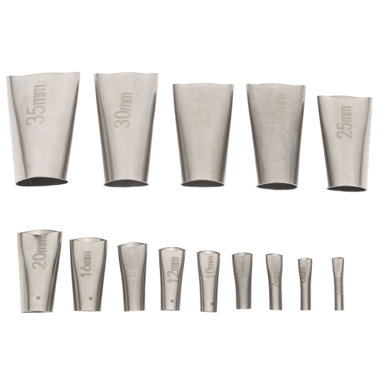 14pcs Caulking Nozzle Applicator 45 Degree Professional Stainless Steel Caulking Finisher Kit for Bathrooms Kitchens