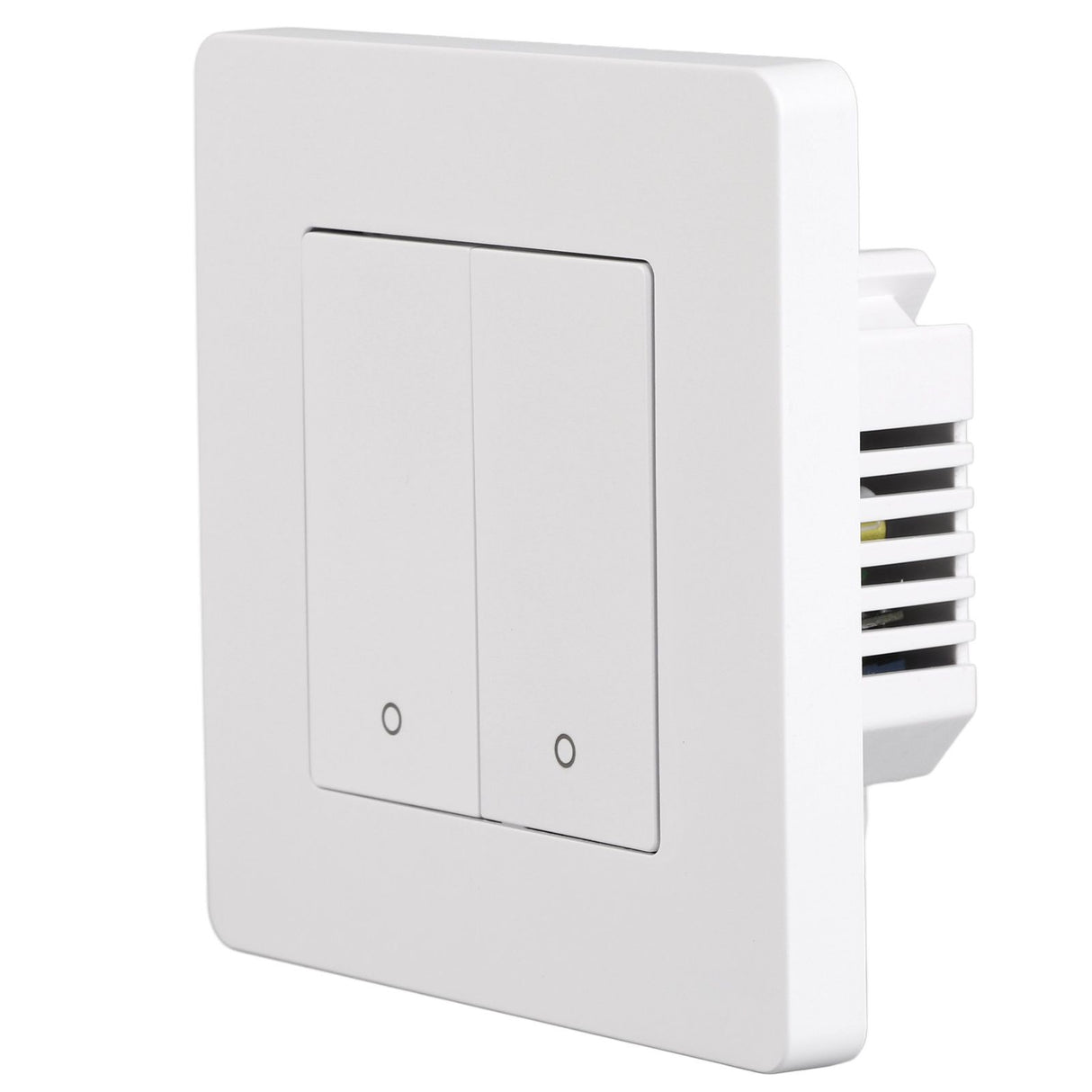 Smart Light Switch for Zigbee 2 Gang Timing Dimming Reverse Dual Control Smart Switch Panel AC100‑240V White