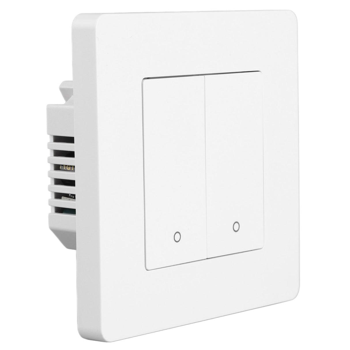 Smart Light Switch for Zigbee 2 Gang Timing Dimming Reverse Dual Control Smart Switch Panel AC100‑240V White
