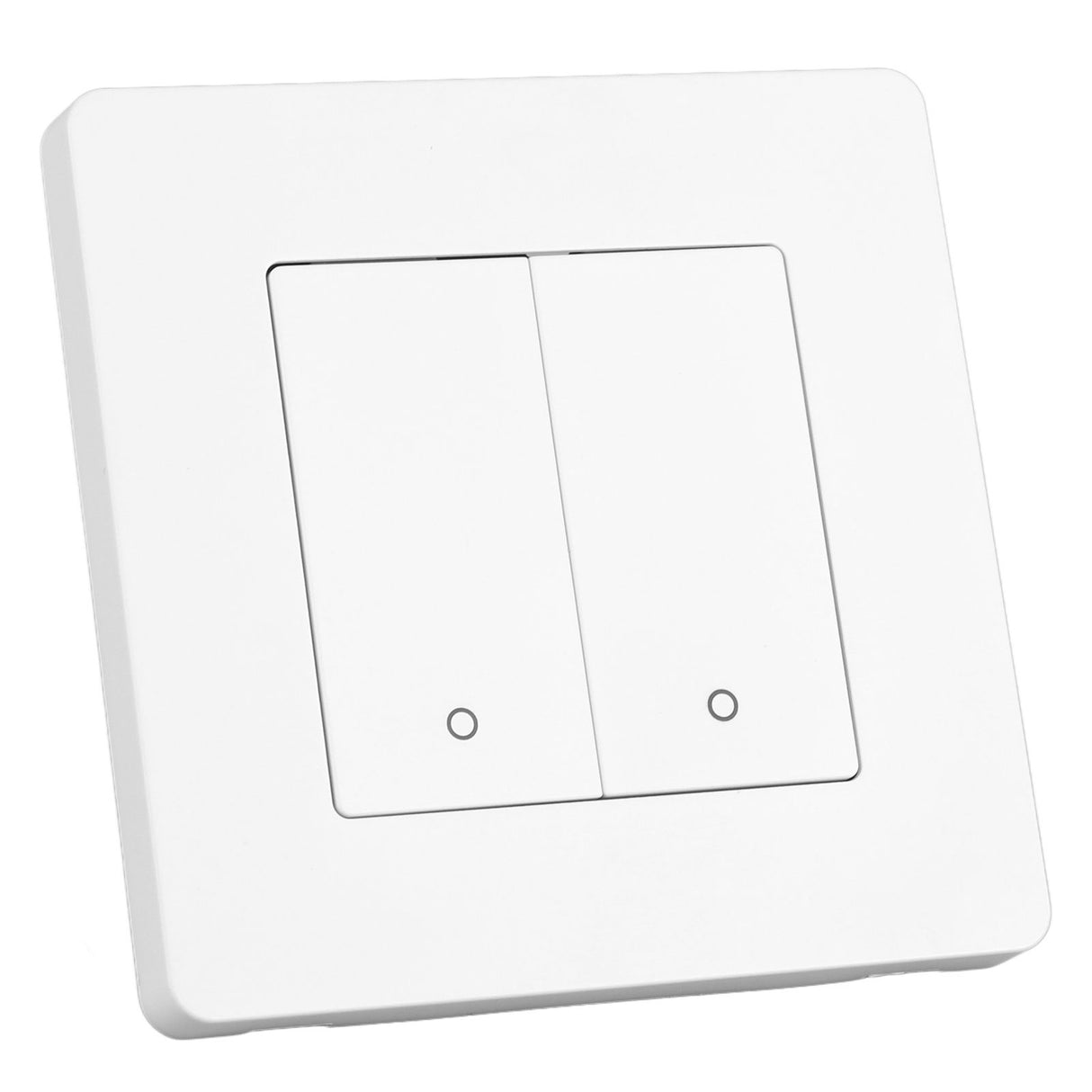 Smart Light Switch for Zigbee 2 Gang Timing Dimming Reverse Dual Control Smart Switch Panel AC100‑240V White