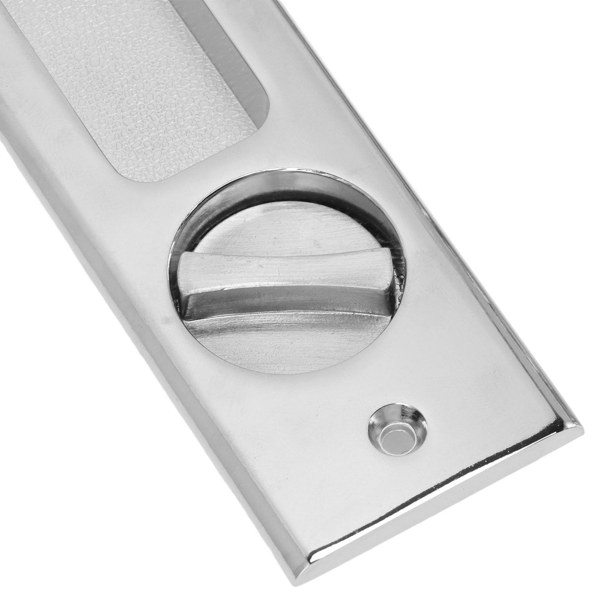 Zinc Alloy Invisible Recessed Handle Latch with Keys for Bathroom Balcony Pocket Door Sliding Barn Door