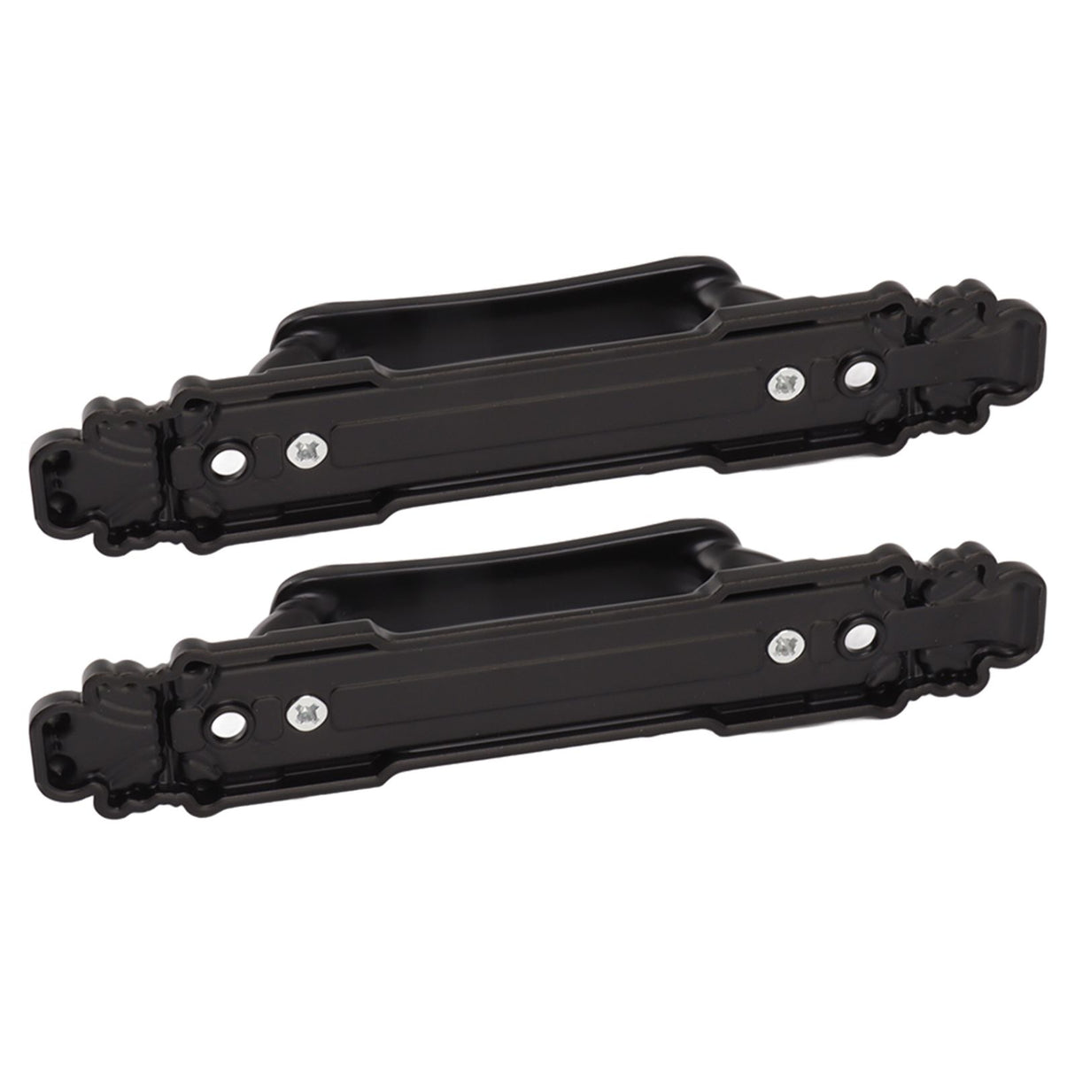2Pcs Black Heavy Duty Door Handle Simple Installation Fashionable Door Handle 165mm 6.5in Length