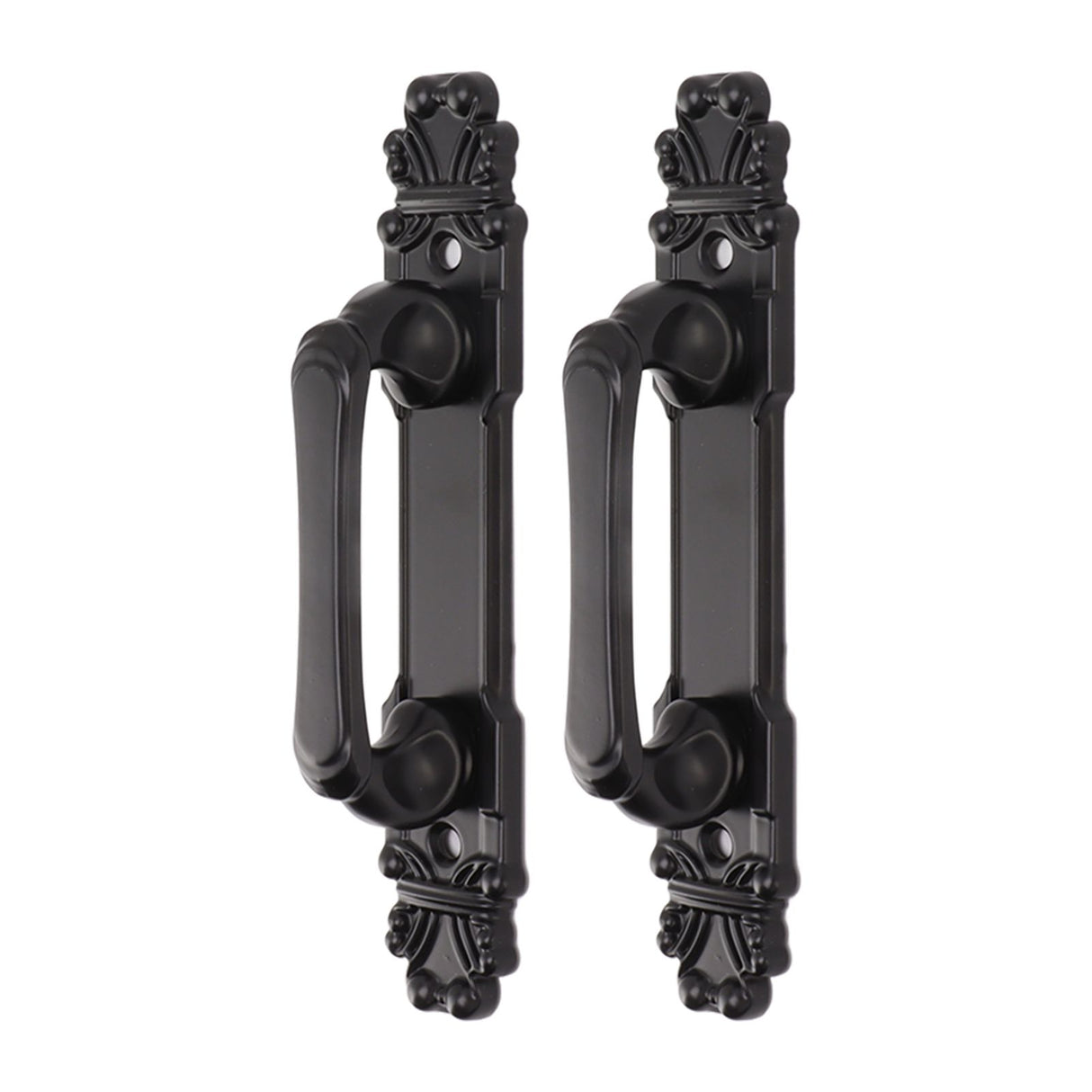 2Pcs Black Heavy Duty Door Handle Simple Installation Fashionable Door Handle 165mm 6.5in Length