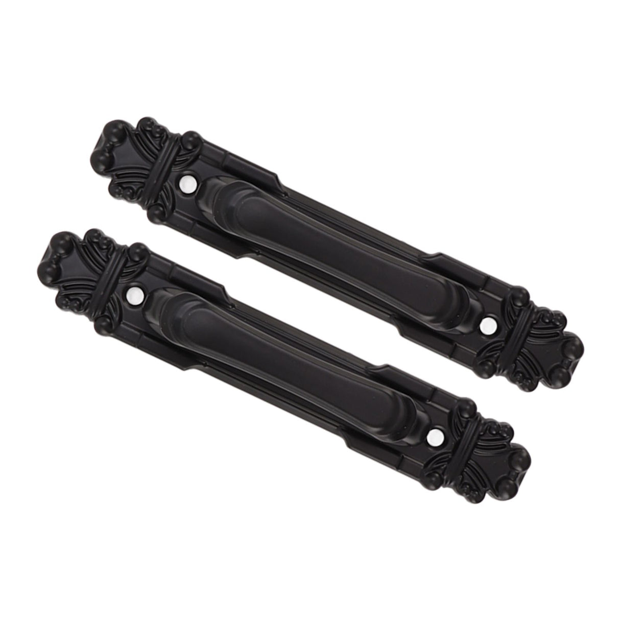 2Pcs Black Heavy Duty Door Handle Simple Installation Fashionable Door Handle 165mm 6.5in Length