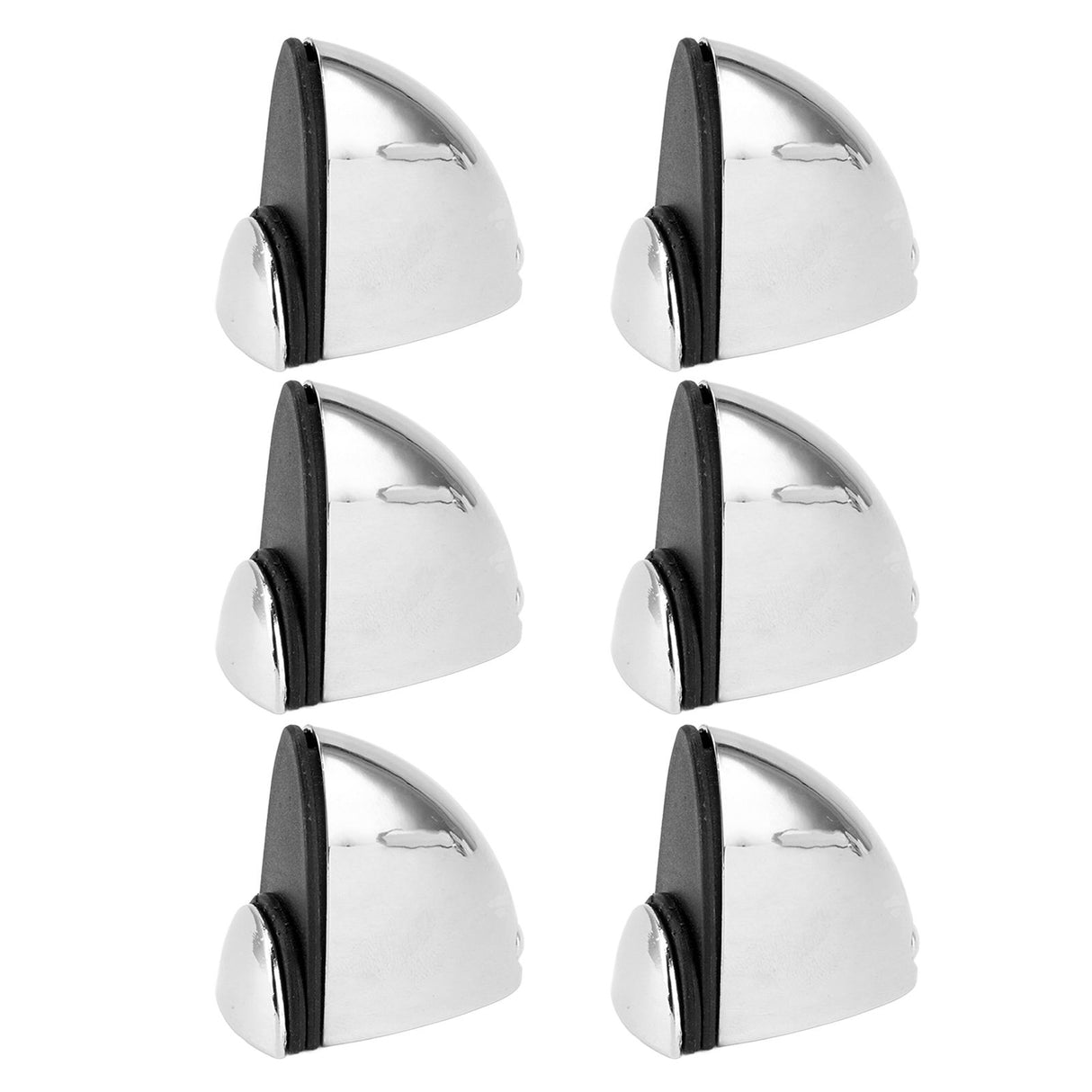 12PCS Glass Partition Clamps Panel Fixing Clip Desk Divider Support Clamp Glossy Finish 1‑10mm