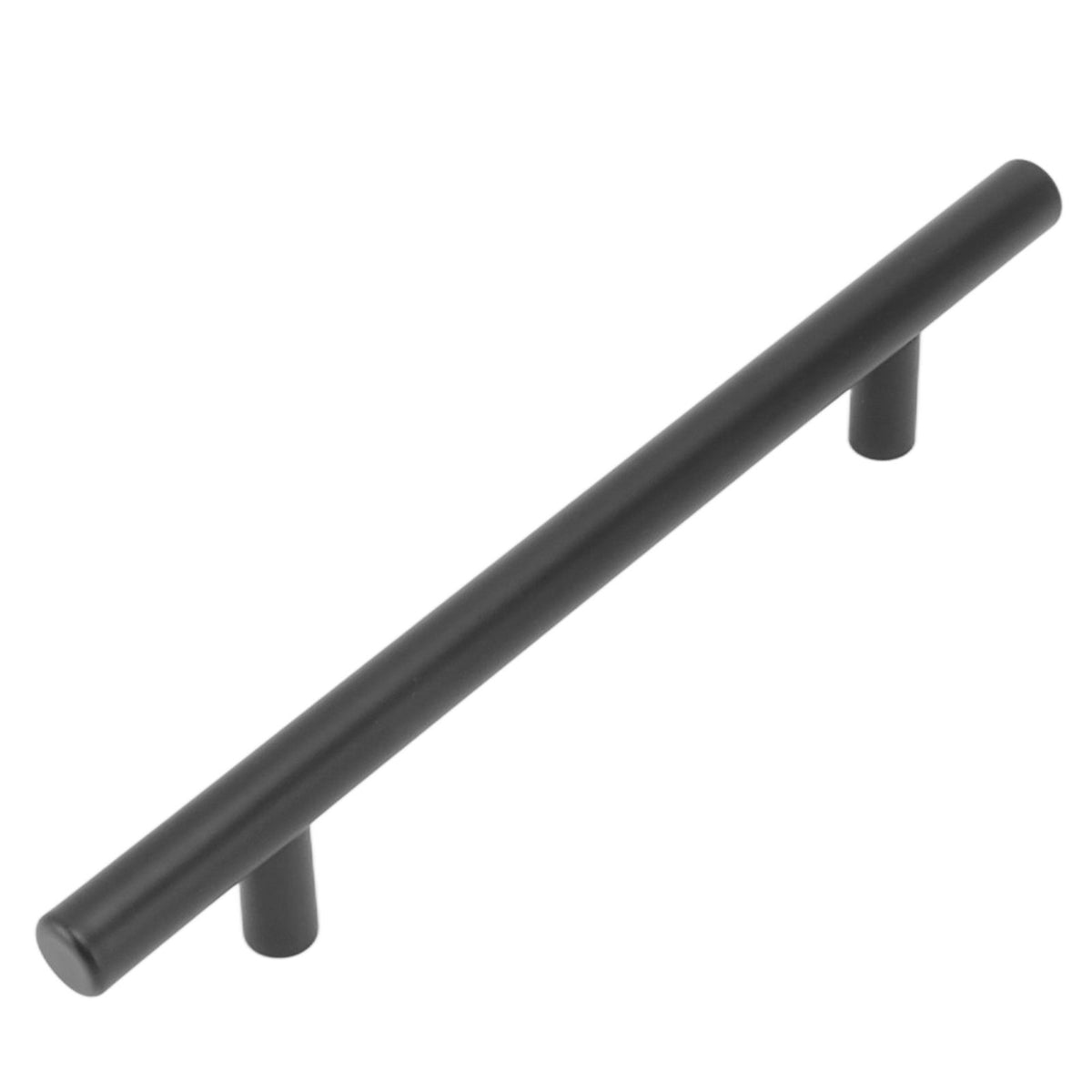 10PCS Cabinet Door T Handle Stainless Steel Modern Wardrobe Drawer Pull Handle for Bedroom Living Room Black