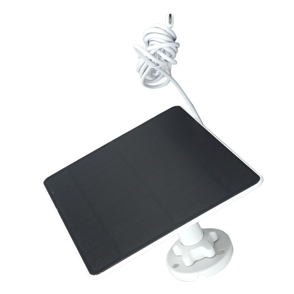 5W Solar Panel for Camera Waterproof High Efficiency Monocrystalline Silicon Outdoor Camera Solar Powered