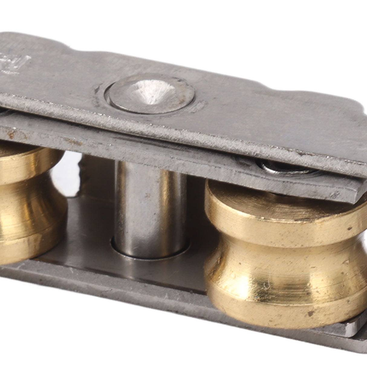 4PCS Sliding Patio Door Roller Assembly Stainless Steel Copper Ball Bearing Wheel Roller Assembly for Glass Door Concave Wheel