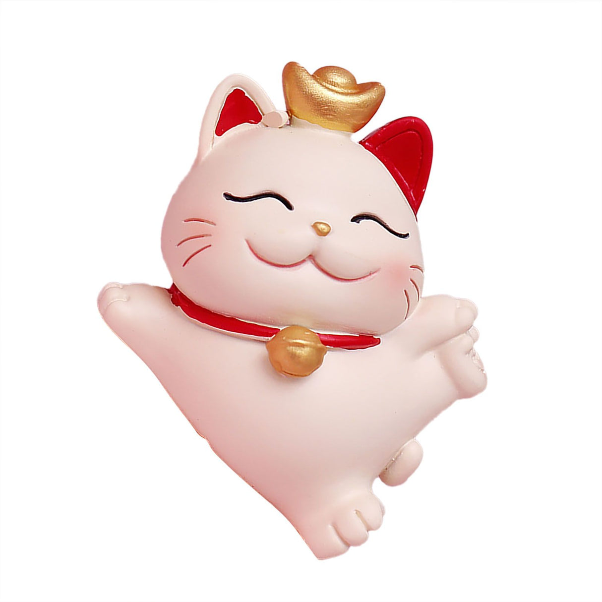 Lucky Cat Ornament Synthetic Resin Fortune Cat Statue Decoration for Home Living Room SJ0001 3