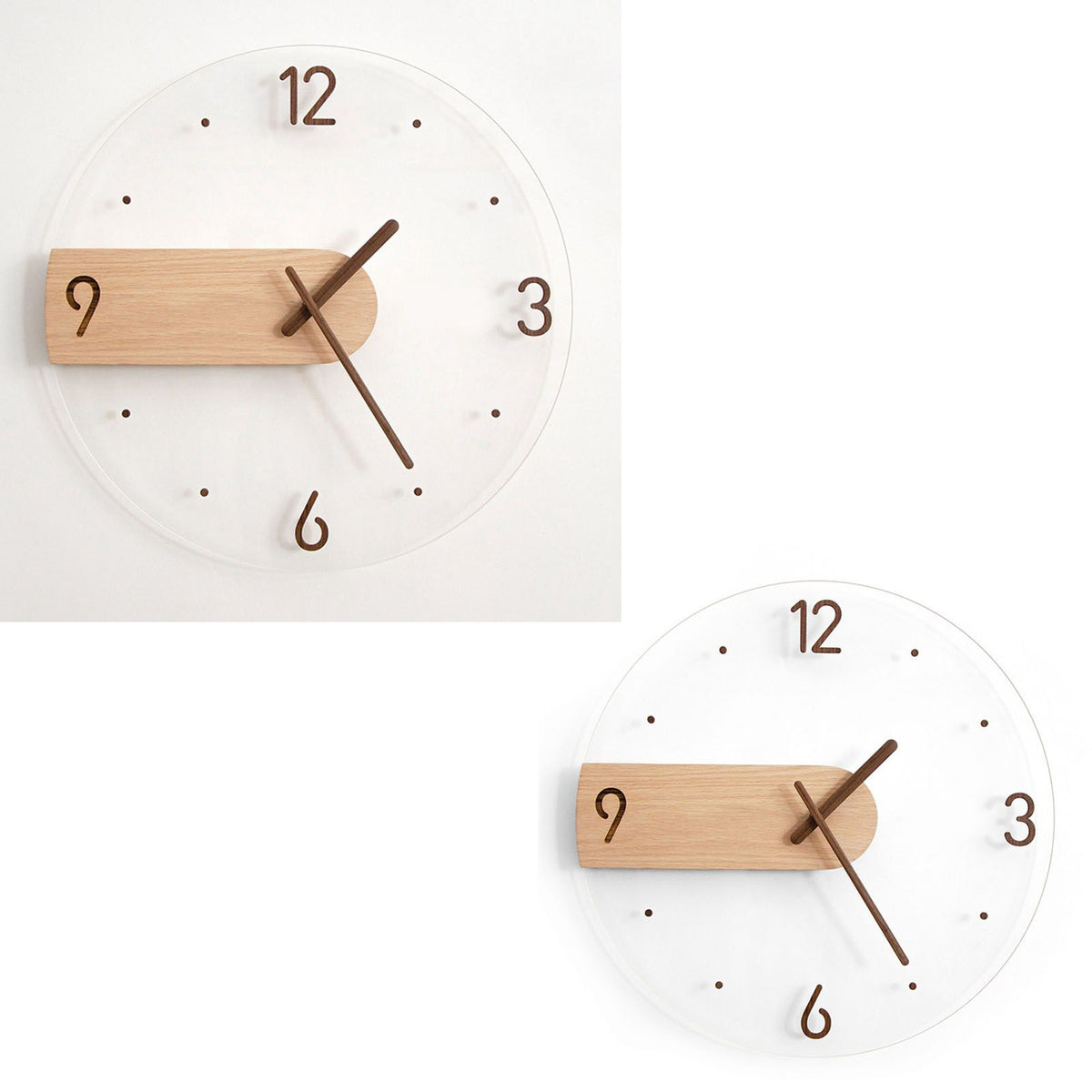 Wall Clock Innovative Minimalist Prevents Ticking Sweep Movement Modern Nordic Wall Clock for Living Room Bedroom