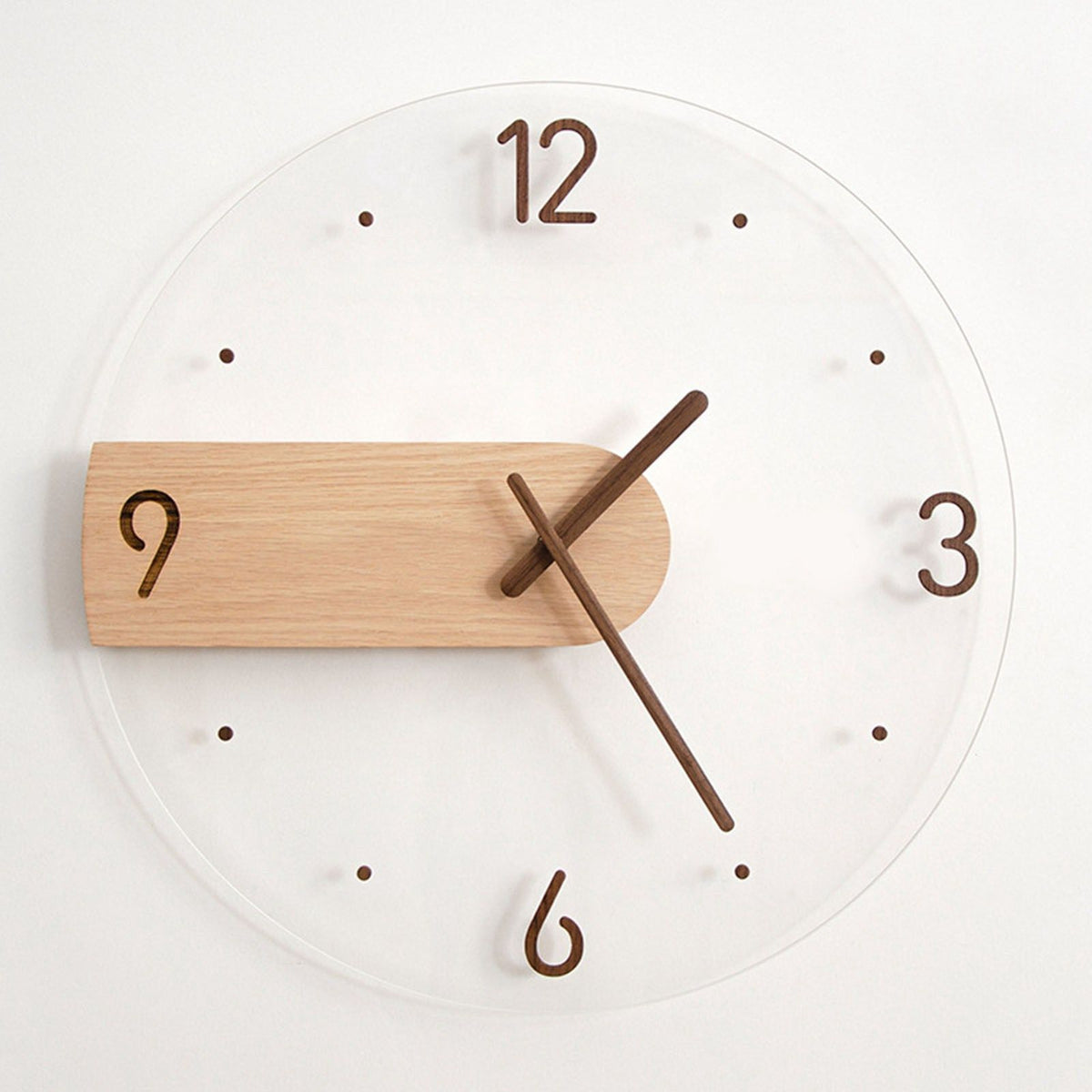 Wall Clock Innovative Minimalist Prevents Ticking Sweep Movement Modern Nordic Wall Clock for Living Room Bedroom